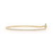 Yellow Gold Diamond Tennis Women's Bracelet 7" - 14k Round Brilliant