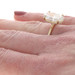 YellowGold Lab-Created Diamond Hidden Halo Engagement Ring 18k Oval 4.95ctw IGI