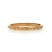 Yellow Gold Art Deco Floral Garland Baby Ring - 10k Vintage Child's Band Midi
