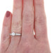 Platinum Diamond Vintage Engagement Ring & Wedding Band - 900 Round .72ctw