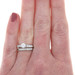 Platinum Diamond Vintage Engagement Ring & Wedding Band - 900 Round .72ctw