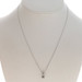White Gold Lab-Created Diamond Solitaire Pendant Necklace 14k Emerald 1.06ct GIA