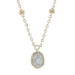 Yellow Gold Diamond Cluster Pendant Necklace - 14k Round Brilliant .23ctw