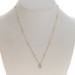 Yellow Gold Diamond Cluster Pendant Necklace - 14k Round Brilliant .23ctw