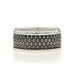 David Yurman Streamline Three Row Diamond Men's Ring Sterling 925 Round 2.00ctw