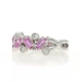 EFFY Sapphire Diamond Cluster Band - White Gold 14k Baguette 1.56ctw Ring