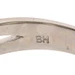 EFFY Sapphire Diamond Cluster Band - White Gold 14k Baguette 1.56ctw Ring