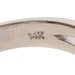 EFFY Sapphire Diamond Cluster Band - White Gold 14k Baguette 1.56ctw Ring