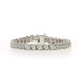 White Gold Diamond Link Bracelet 6 1/4" - 10k Round Brilliant 3.00ctw