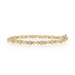 Yellow Gold Diamond Link Bracelet 7 1/4" - 10k Round Brilliant 1.00ctw