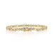 Yellow Gold Diamond Link Bracelet 7 1/4" - 10k Round Brilliant 1.00ctw
