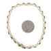 Yellow Gold Sapphire Diamond Link Bracelet 6 3/4" - 10k Oval 6.24ctw