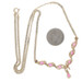Yellow Gold Ruby Diamond Drop Necklace 18" - 10k Pear 2.39ctw