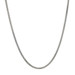 White Gold Serpentine Chain Necklace 15" - 14k