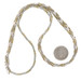 Silver Woven Chain Necklace 16 3/4" - 835 Mesh