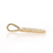 Yellow Gold Bar Pendant - 14k Textured