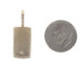 Yellow Gold Bar Pendant - 14k Textured