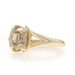 Yellow Gold Diamond Solitaire Engagement Ring -14k Old Mine Brilliant 1.51ct GIA