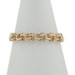 Yellow Gold Double Curb Chain Bracelet 8" - 14k Starter Charm