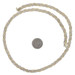 Yellow Gold Foxtail & Diamond Cut Bead Chain Braided Strand Necklace 18" - 14k