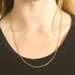 Yellow Gold Rope Chain Necklace 24" - 9k