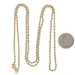 Yellow Gold Rope Chain Necklace 24" - 9k