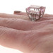 White Gold Kunzite Diamond Ring - 14k Emerald 20.48ctw