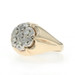 Yellow Gold Diamond Men's Ring - 14k Round Brilliant .40ctw Cluster