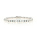 White Gold Diamond Comfort Fit Eternity Tennis Bracelet 7" - 14k Round 10.20ctw