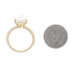 Yellow Gold Diamond Hidden Halo Engagement Ring - 18k Pear 3.36ctw GIA