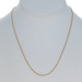 Yellow Gold Rope Chain Necklace 18 1/4" - 18k