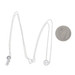 White Gold Diamond Solitaire Necklace 18 1/2" - 14k Round Brilliant .70ct