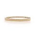 Yellow Gold Diamond Bangle Bracelet 7" - 14k Round Brilliant 1.00ctw