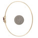 Yellow Gold Garnet Bypass Bangle Bracelet 6 3/4" - 10k Pear 2.00ctw