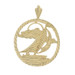 Yellow Gold Sailboat Pendant - 14k Sailing Travel