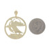 Yellow Gold Sailboat Pendant - 14k Sailing Travel
