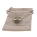 David Yurman Albion Chalcedony Cocktail Solitaire Ring - Sterling 925 Gold 14k
