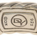 David Yurman Waverly Hinged Cuff Prasiolite Diamond Bracelet 925 Gold18k 7.60ctw