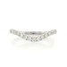 White Gold Diamond Enhancer Wedding Band - 18k Round .35ctw Guard Ring