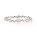White Gold Diamond Link Bracelet 6 1/2" - 14k Round Brilliant 1.40ctw