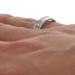 White Gold Diamond Mens Wedding Band 14k Princess.49ctw Channel Set 7-Stone Ring