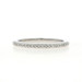 White Gold Diamond Wedding Band - 14k Round Brilliant .12ctw Ring