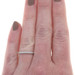White Gold Diamond Wedding Band - 14k Round Brilliant .12ctw Ring