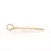 Yellow Gold Ancient Egyptian Sarcophagus Charm - 14k King Tutankhamun
