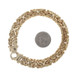 Yellow Gold Byzantine Chain Bracelet 7 1/4" - 14k