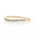 Yellow Gold Diamond Curved Contour Enhancer Wedding Band 10k Rd.30ctw Guard Ring