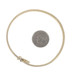Yellow Gold Omega Chain Bracelet 7" - 14k