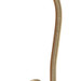 Yellow Gold Tapered Rope Twist Hoop Earrings - 14k Pierced