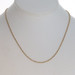 Yellow Gold Twisted Foxtail Chain Necklace 17 3/4" - 18k