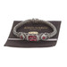 John Hardy Batu Sari Pink Topaz Diamond Bracelet 7" Sterling 925 Yellow Gold 18k